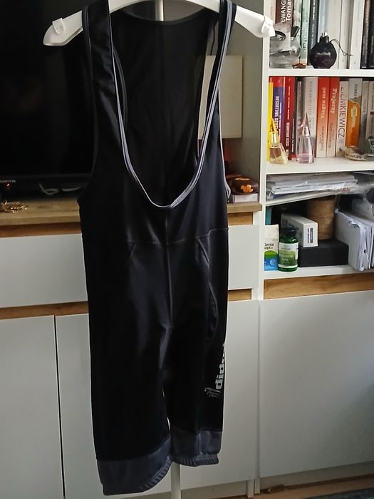 Spodenki rowerowe z wkładką na szelkach w Didoo rozmiar 3XL