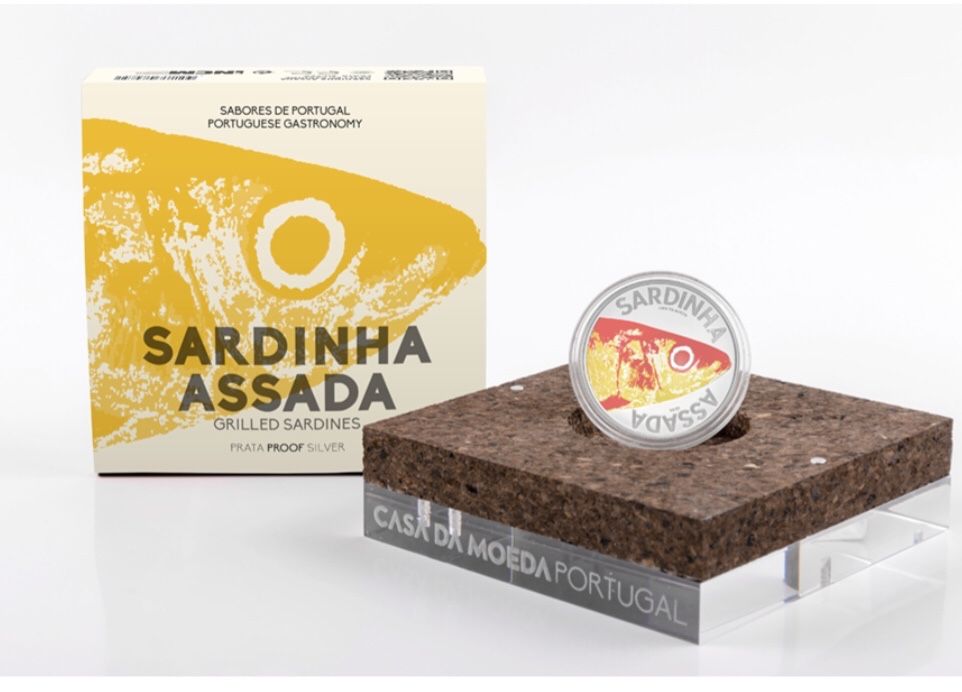 Moeda proof sardinha assada