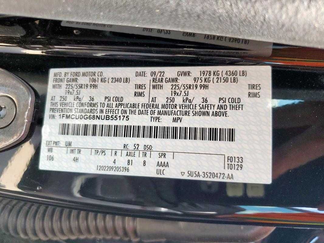 Ford Escape 2022