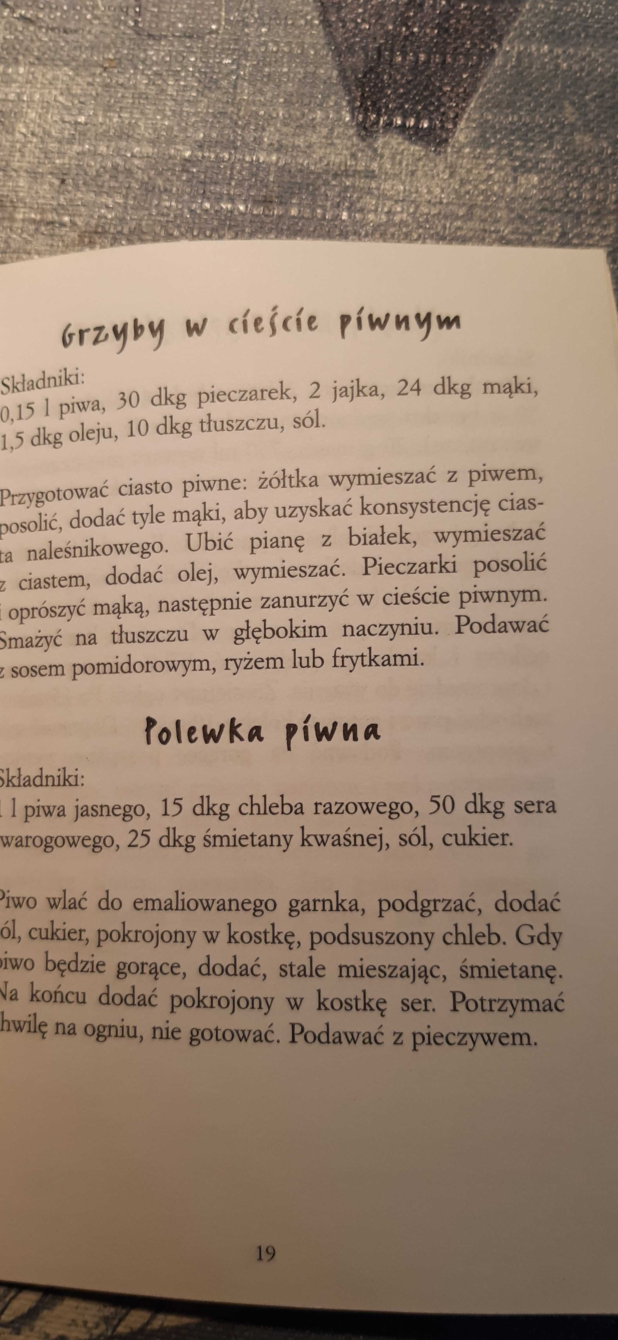 stara książeczka kucharska tyskie i małe co nieco