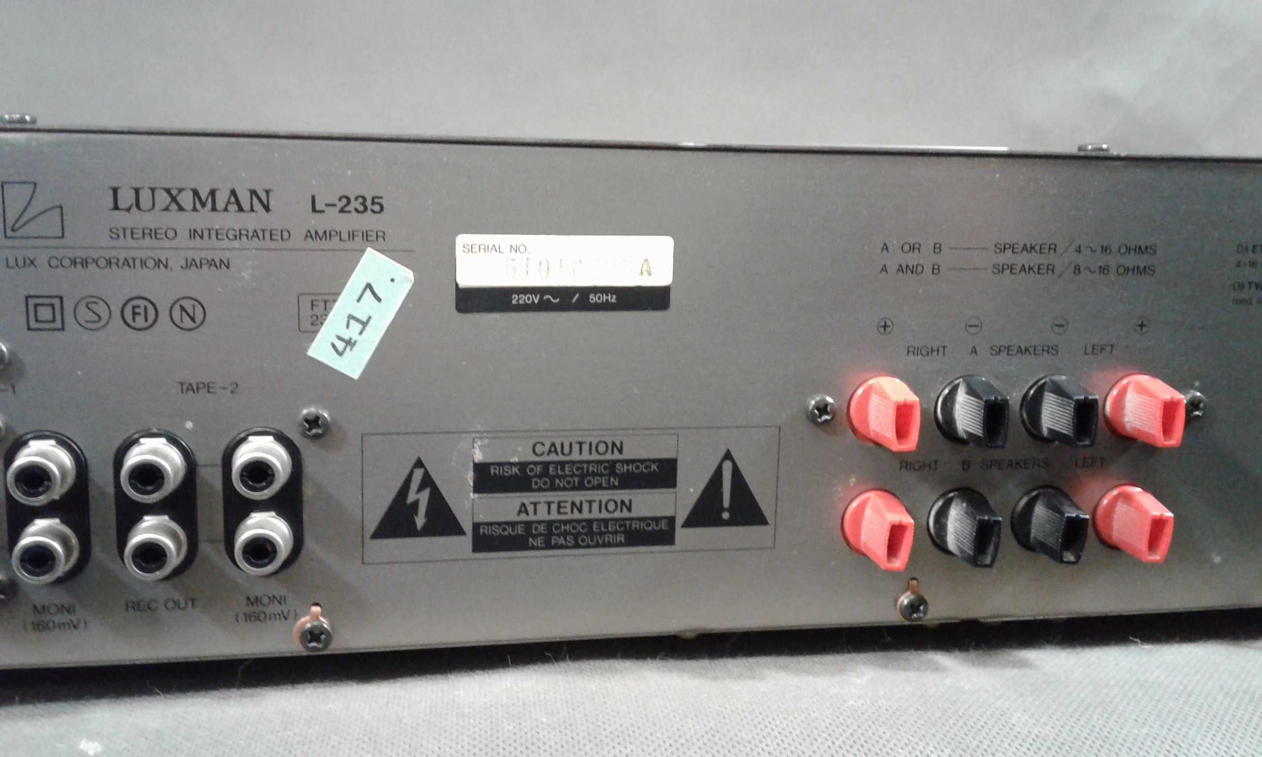 LUXMAN L-235,wzmacniacz stereo