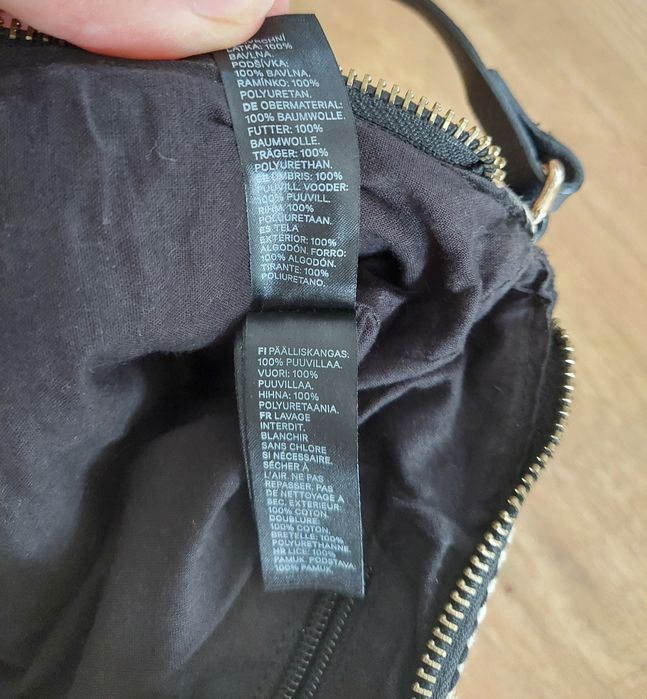 Torebka kopertòwka boho frędzle H&M