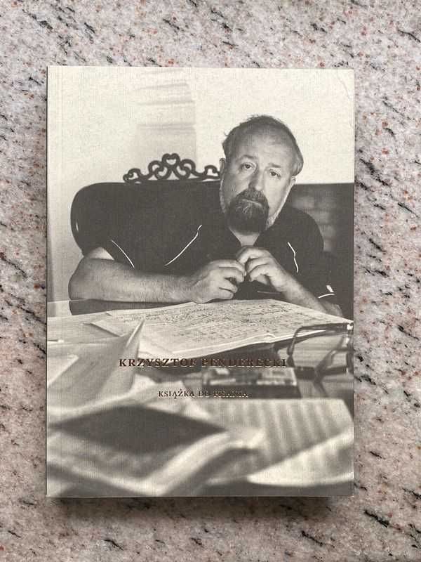 Austeria krzysztof penderecki książka do pisania notes journal