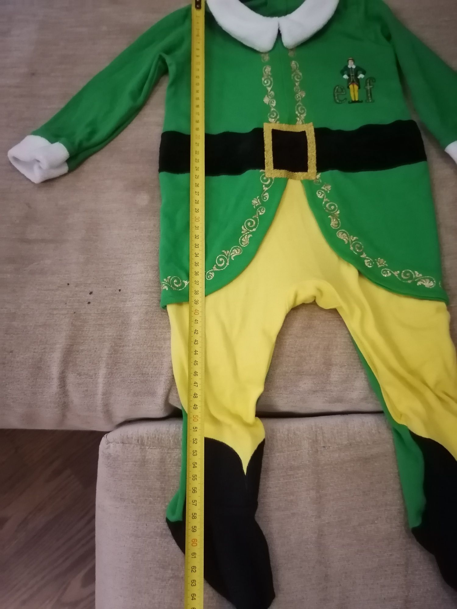 Новогодний костюм человечик ромпер эльф ельф новорічний