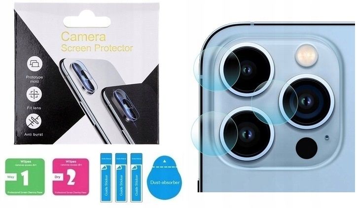 3X Szkło Hartowane Na Aparat Do Iphone 15 / 15 Plus Max Na Aparaty