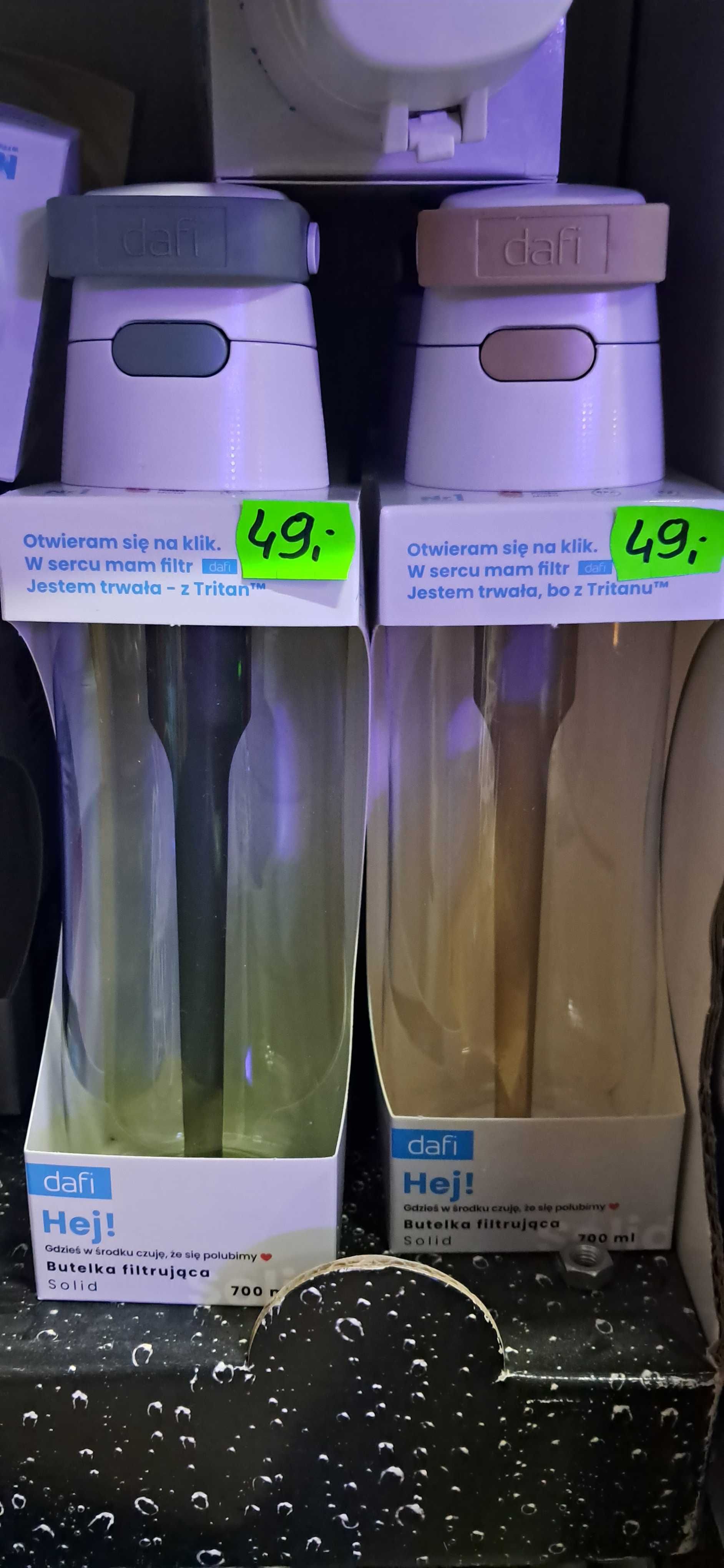 Butelka filtrująca do wody DAFI 0,7l SOLID nowy model