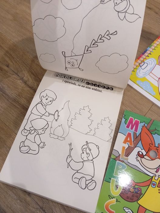 Kolorowanki dziecięce zestaw kolorowanek