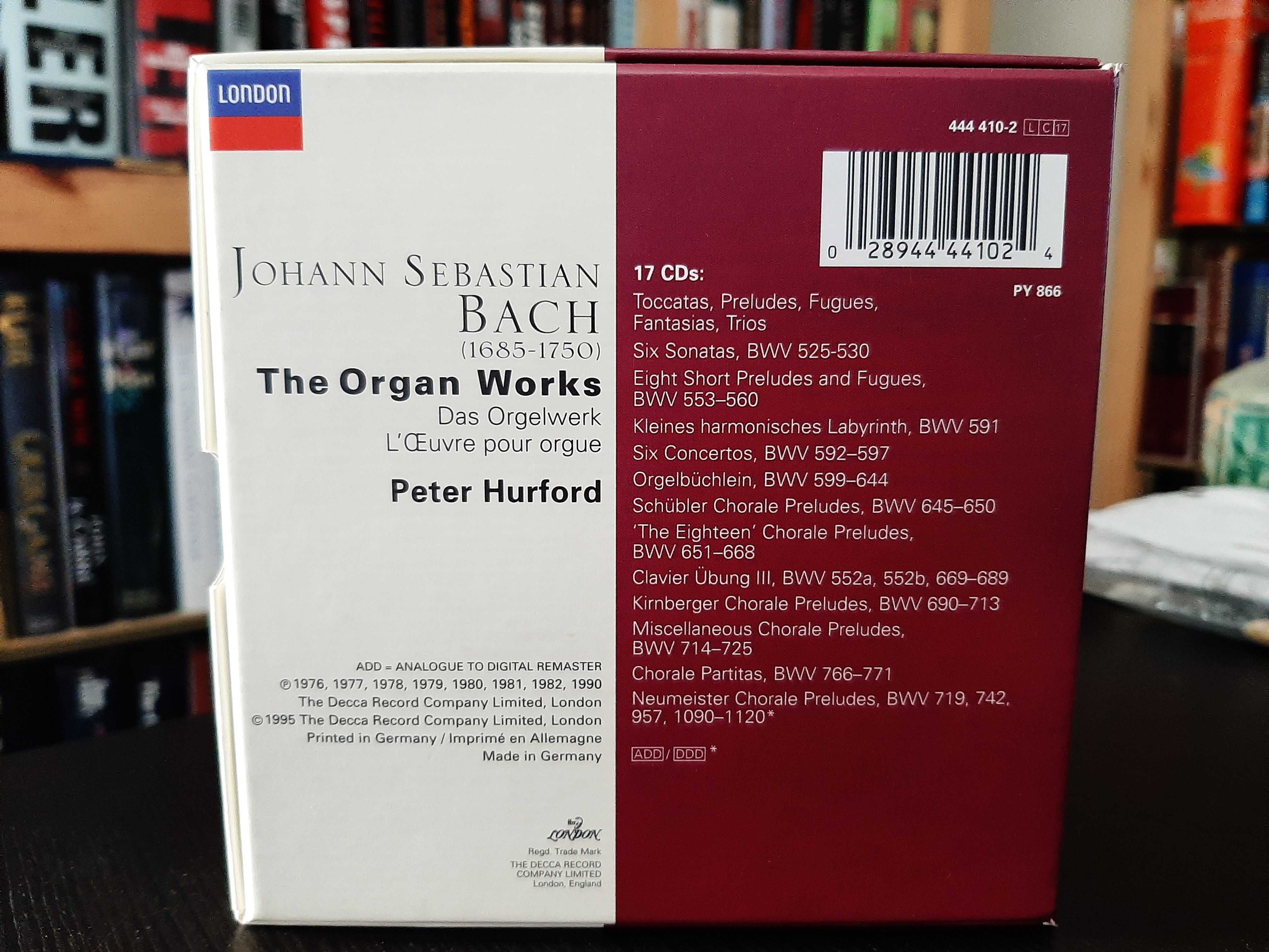 Bach – The Organ Works – Peter Hurford