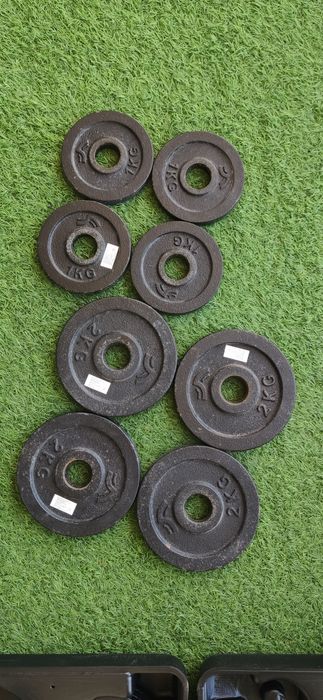 Conjunto de halteres (até 20kg)