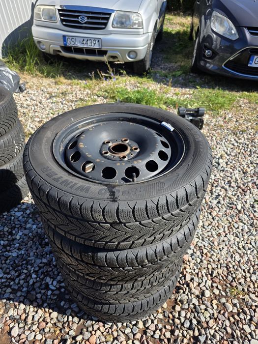 Stalowki+ Opony VW 5X112 205/55/16 Platin Winter
