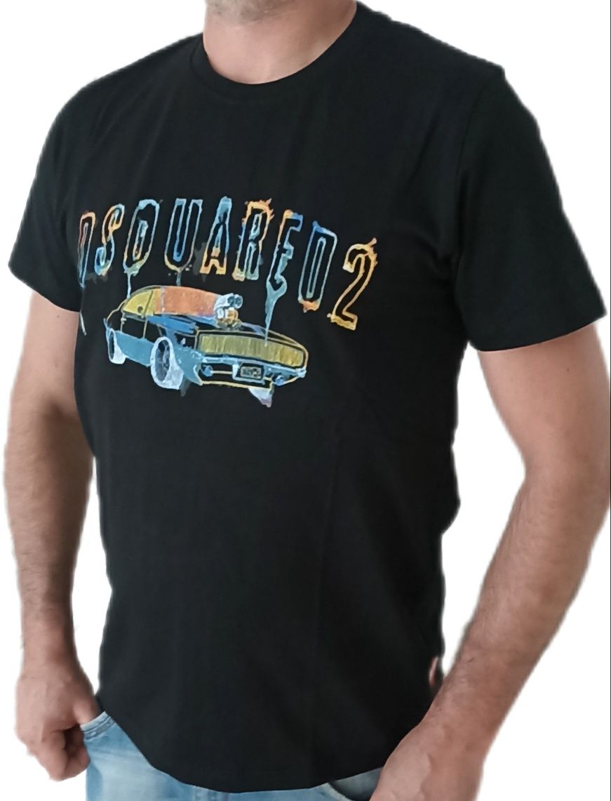 Dsquared2 Icon T-shirt koszulka czarna r.S,M,L, XL, XXL