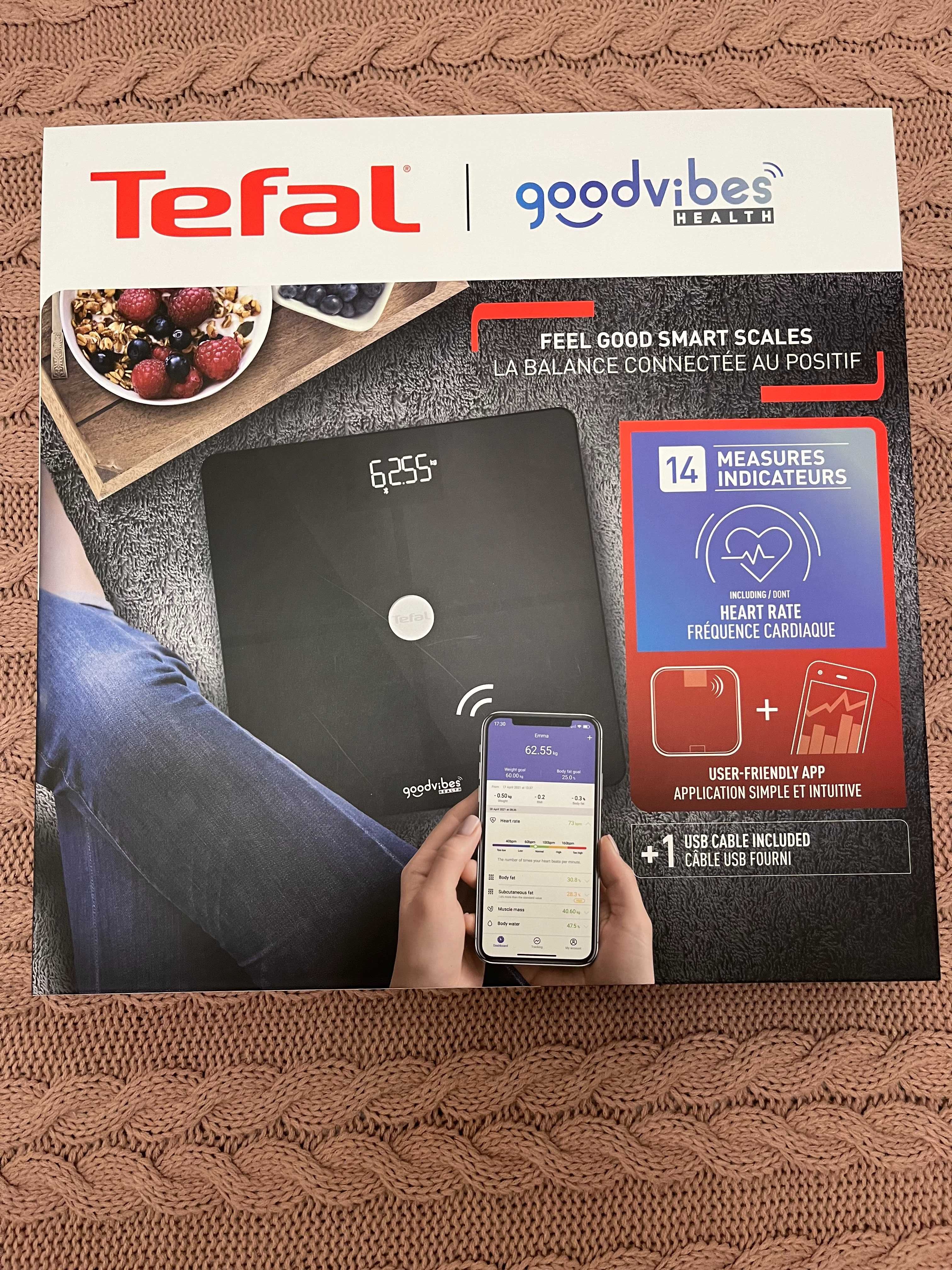 Ваги підлогові Tefal GOODVIBES Smart BM9660S1