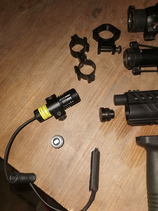 Webley Nemesis 4.5mm 177 pistola de ar Com muitos extras