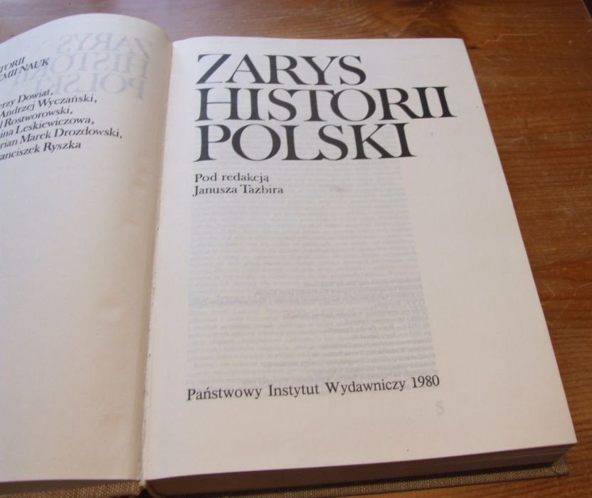 Zarys historii Polski pod redakcją Janusza Tazbira