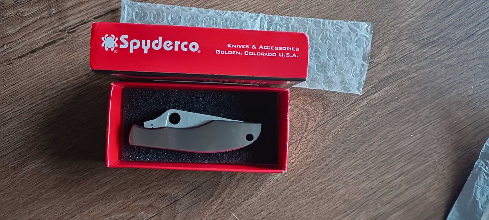Mały nóż składany Spyderco, mini, Brelok do kluczy
