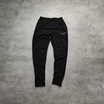 MĘSKIE Spodnie Dresowe Czarne Śliskie Nike Dri-Fit Trening Football