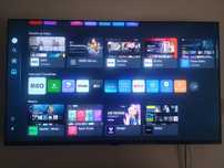 Tv Samsung 10 messes de uso está com o prático ainda 55 polegadas