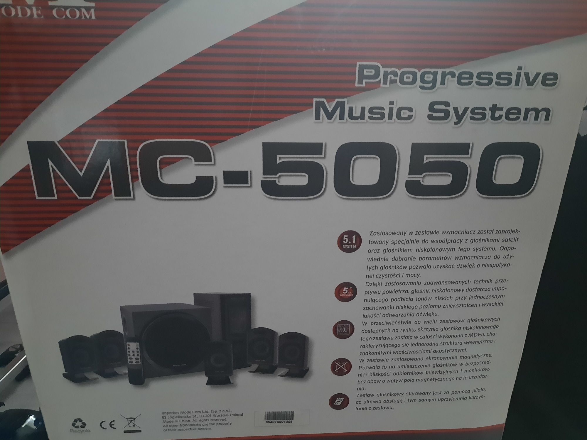 Głośniki ModeCom  5.1 Mc50 50