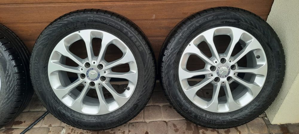 Koła Alufelgi R17 5x112 Mercedes GLA GLB VW TIGUAN  opony letnie 215/6