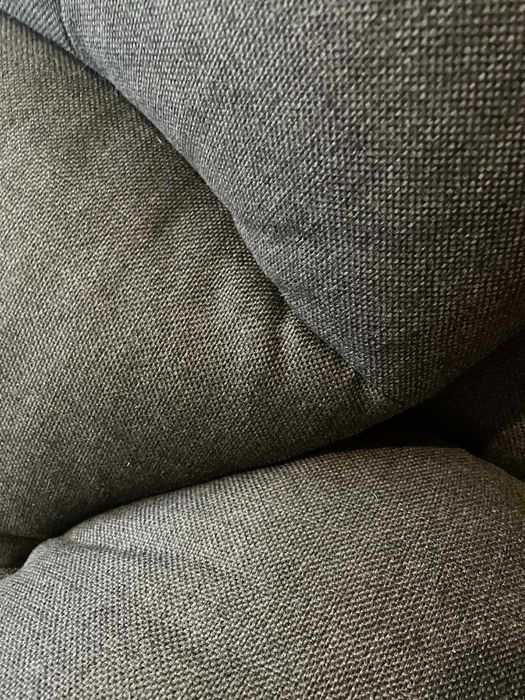 Fotel wypoczynkowy, rozkładany, szary melanż