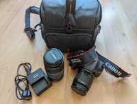 Зеркальный фотоаппарат Canon EOS 550D + 2 объектива + сумка + SD-карта