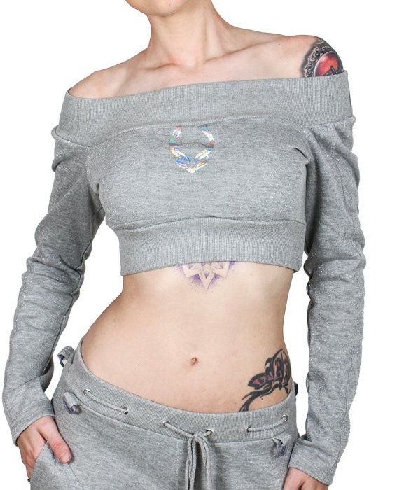 Unikat!!! Cyberdog Elle Crop Sweat