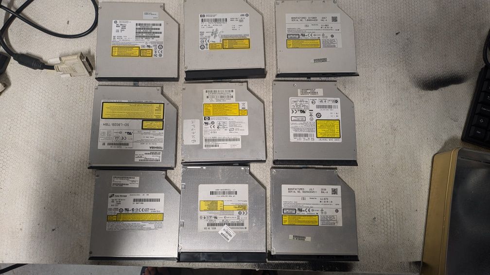 Lote gravadores para portáteis
