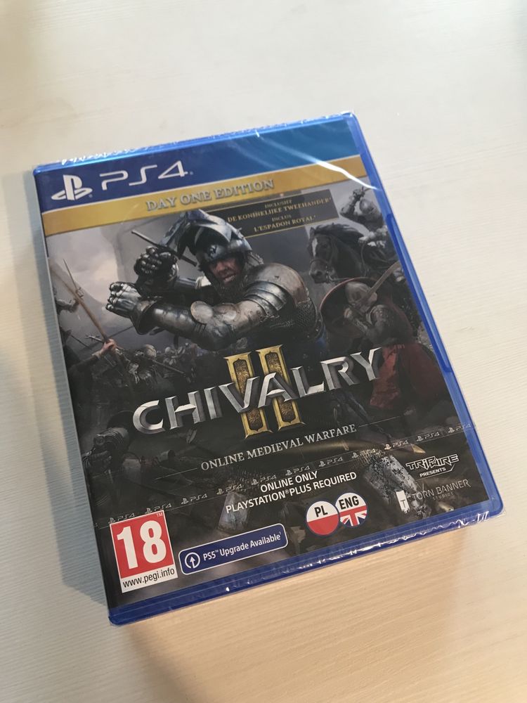 Chivalry rycerze bitwa gra na ps4 gry playstation nowa w folii