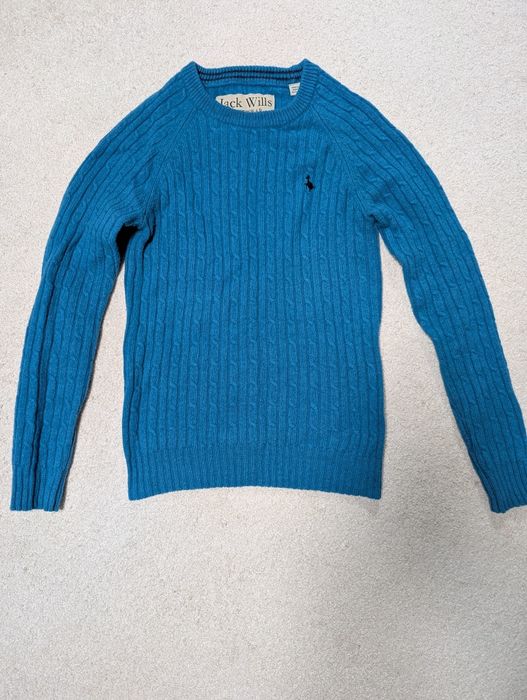 Шерстяний светр , кофта синього кольору