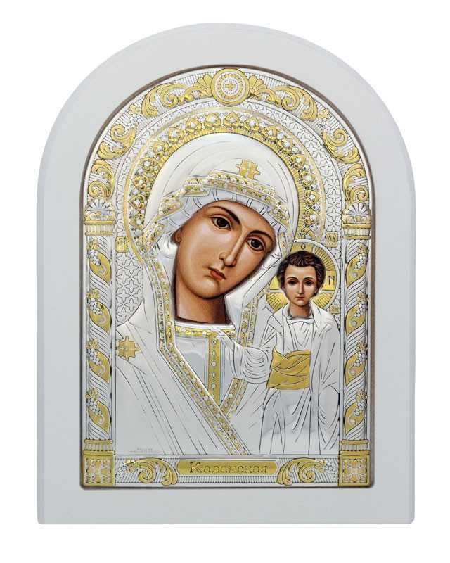 Икона греческая. Серебро.