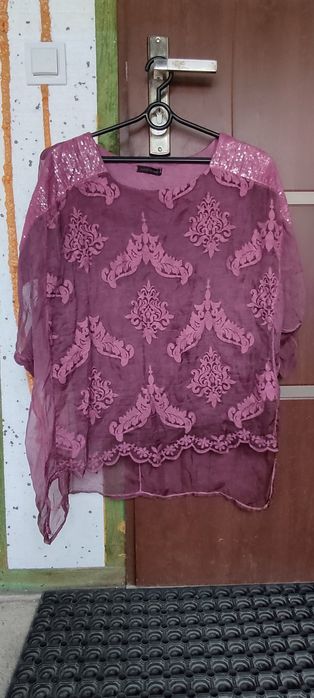 koszulka damska fioletowa
