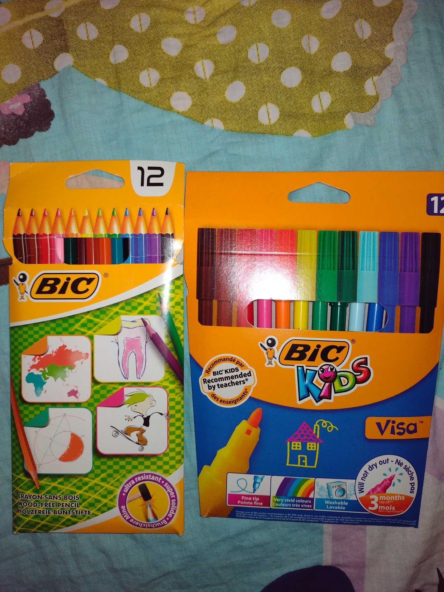 Фломастеры,карандаши Bic