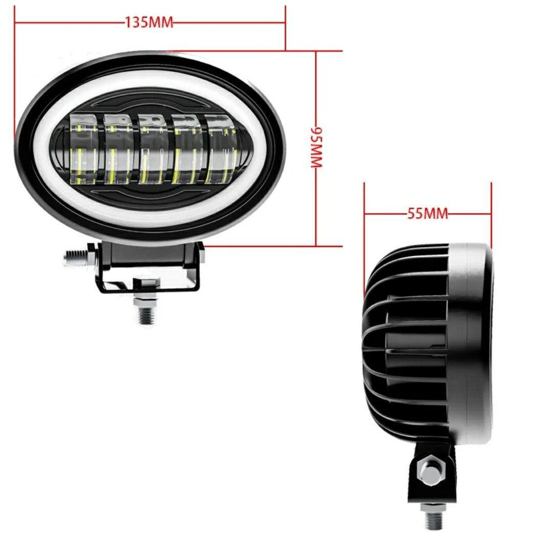 Светодиодные LED фары Фара рабочего света+СТГ Дополнительный свет ПТФ