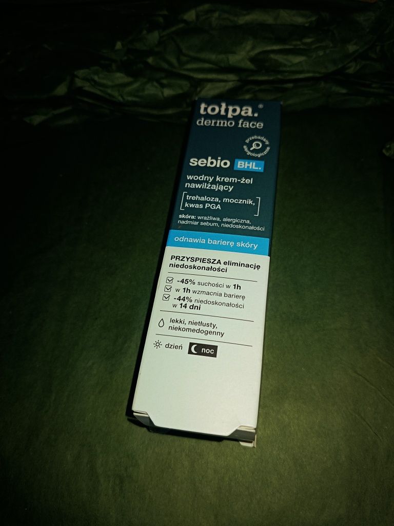 Tołpa Dermo Face Sebio BHL wodny krem-żel nawilżający do twarzy