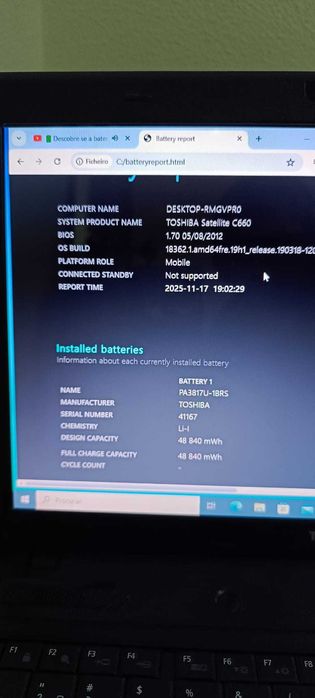 Toshiba Satellite C660-11W Recondicionado– 8GB RAM |SSD 512GB|Office