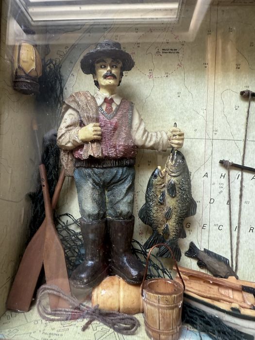 Quadro 3d pesca