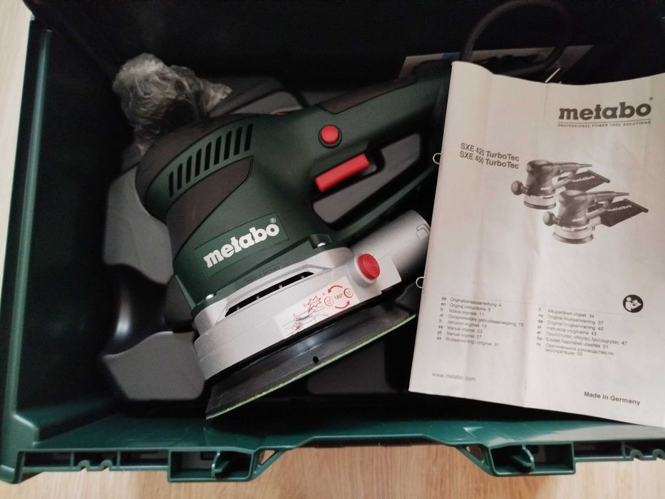 Szlifierka metaBOX 215 Metabo SXE 450 TurboTec