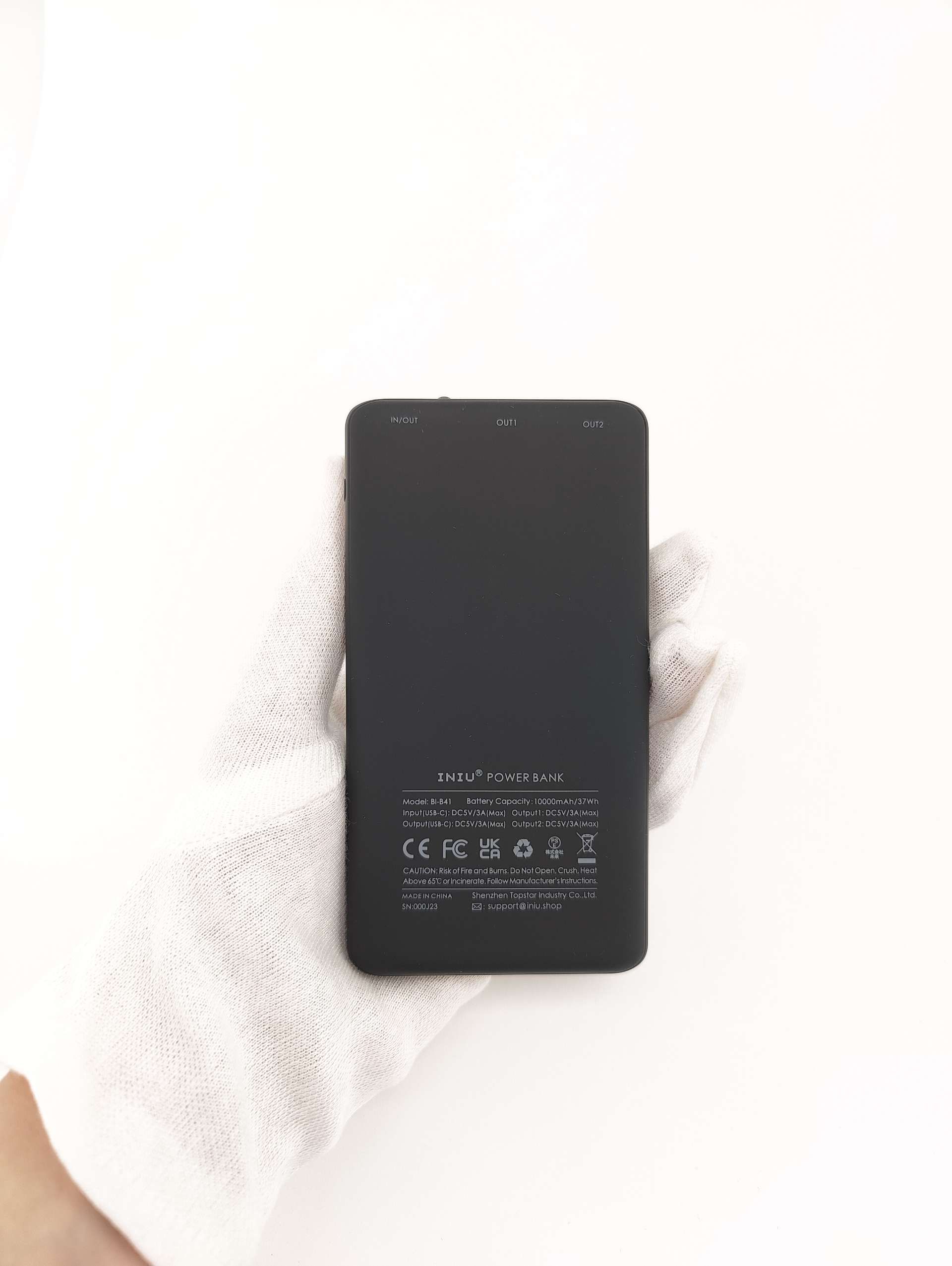 Powerbank INIU 10000 mAh czarny