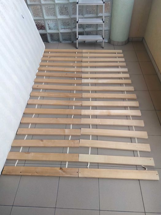 stelaż drewniany listewkowy do materaca 120x200