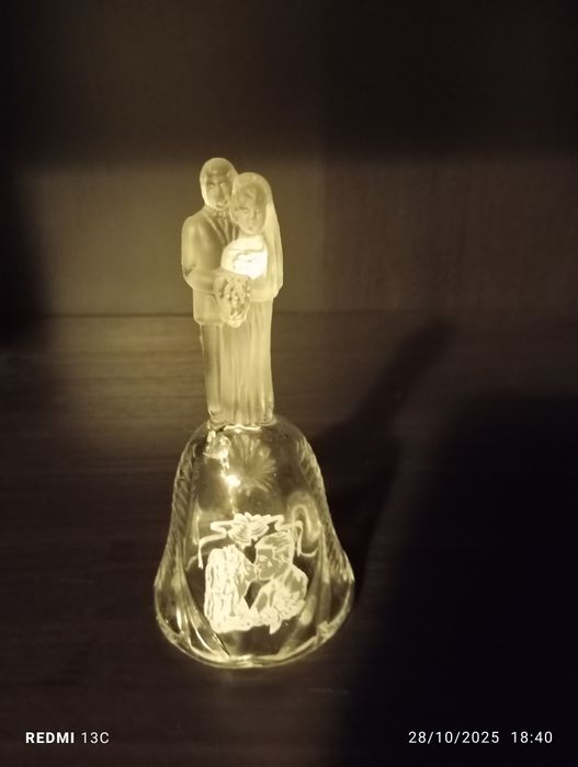 Sino de vidro transparente