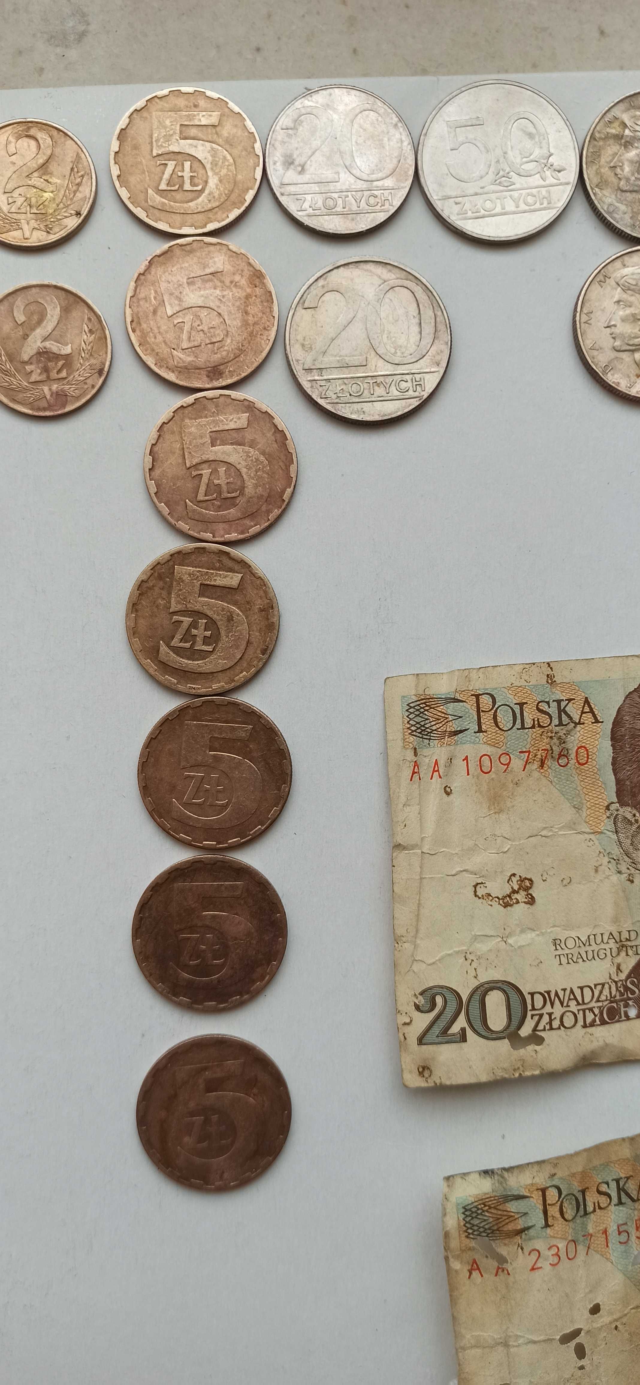 Monety moneta kolekcje numizmatyka z prywatnej kolekcji PRL