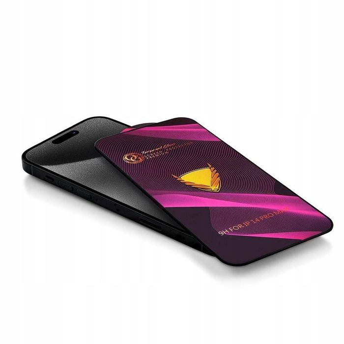 Szkło Hartowane Do Iphone 15 Pro Max Na Cały Ekran Pełne Premium Og