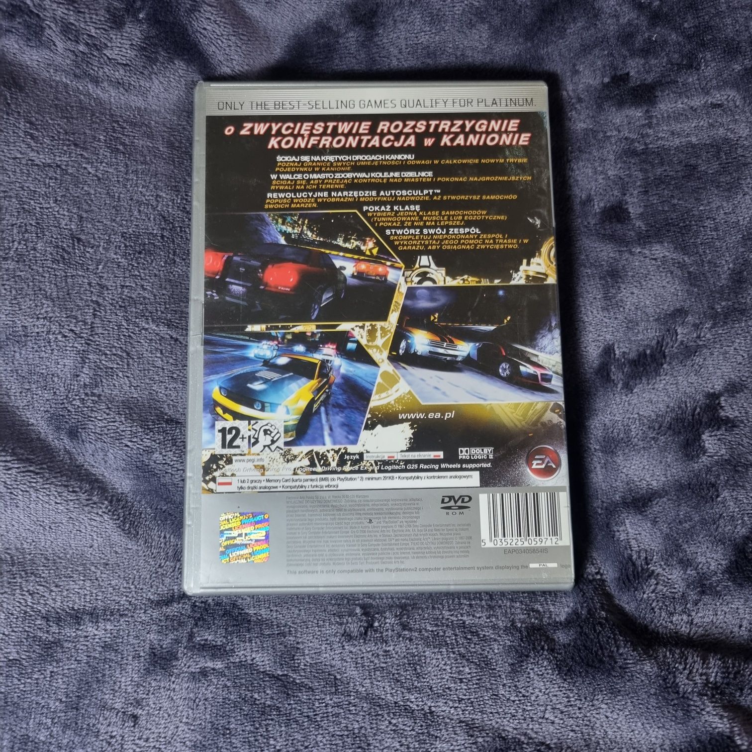 Need For Speed Carbon Ps2 Polskie wydanie