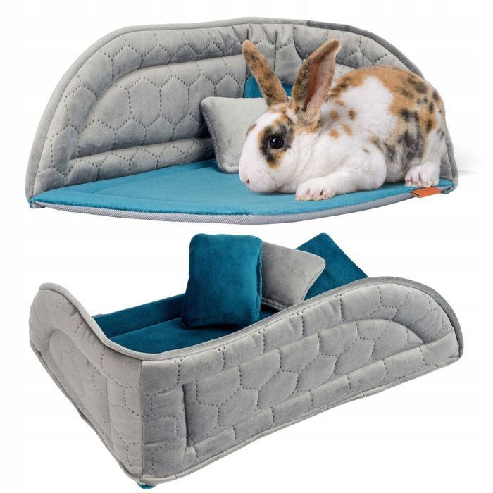 legowisko kanapa posłanie narożne króliczki jeżyków gryzoni 30x40cm