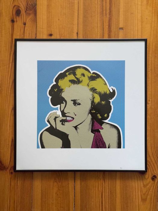 Marilyn Monroe Popart Obraz w ramie Art print 40x40 cm