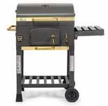 Grill Węglowy Activa Angular Gold Ruszt Żeliwny 11245G