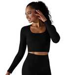 Лонгслів Alo Yoga Tight Fit Sports Long Sleeve Black