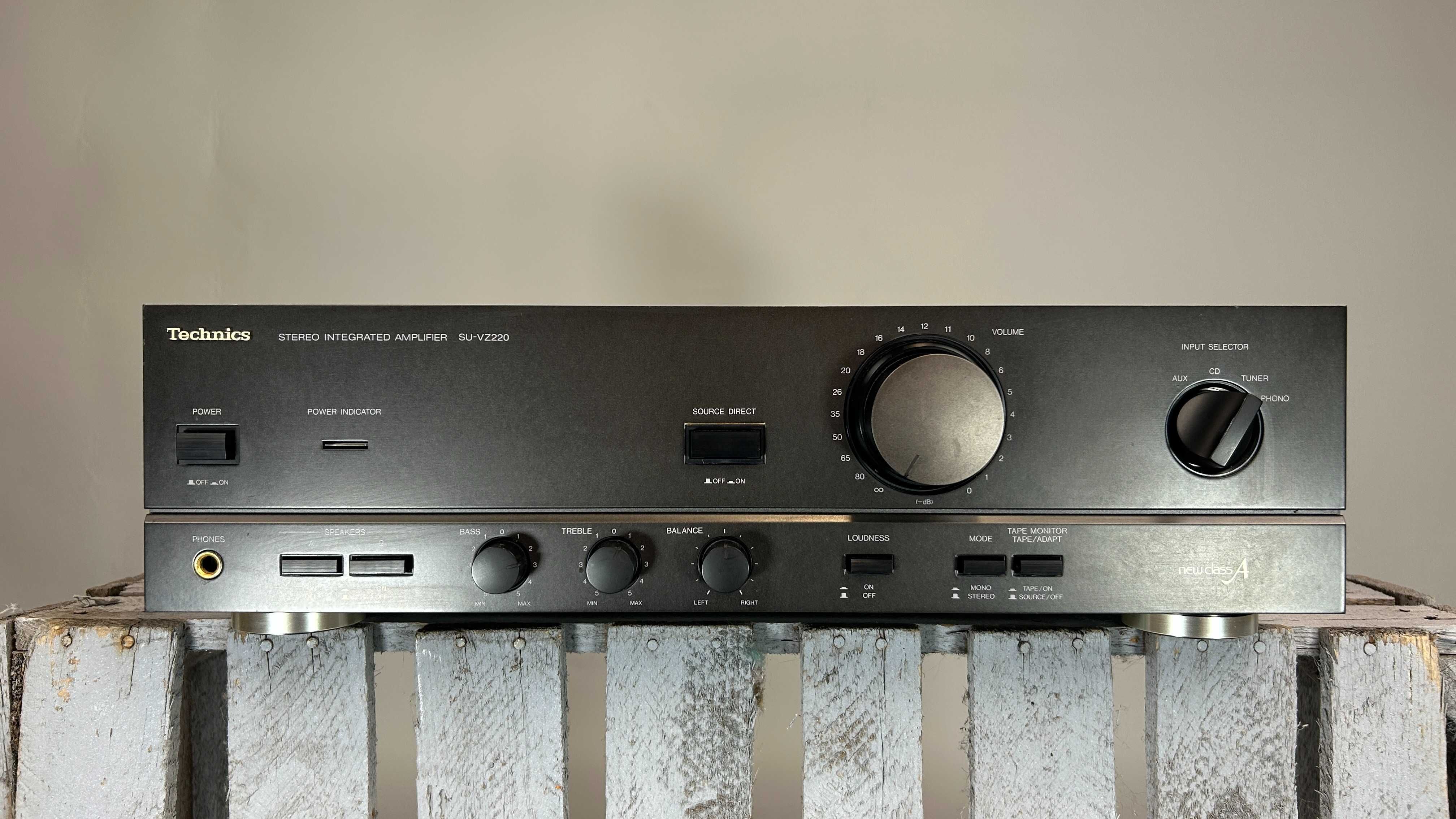 Technics SU‑VZ220 - wzmacniacz stereo New Class A, Japonia