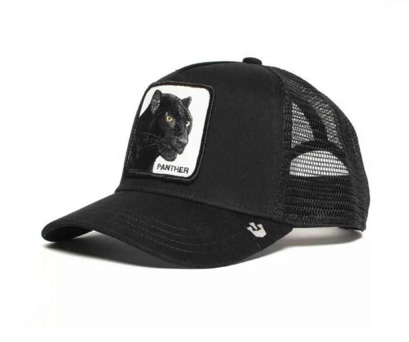 Czapka z daszkiem unisex czarna pantera. Czapka black panther