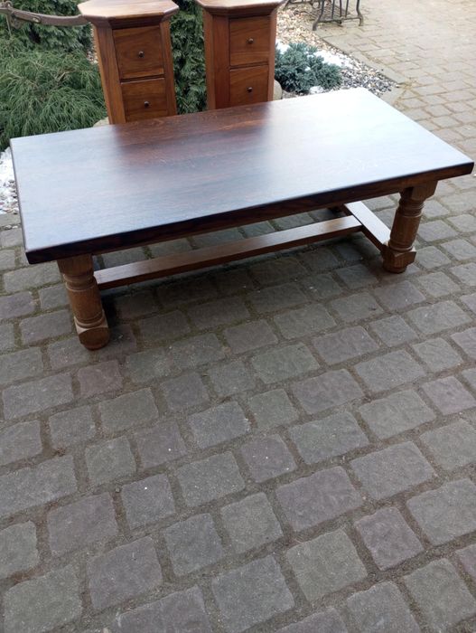 Ława dębowa lite drewno